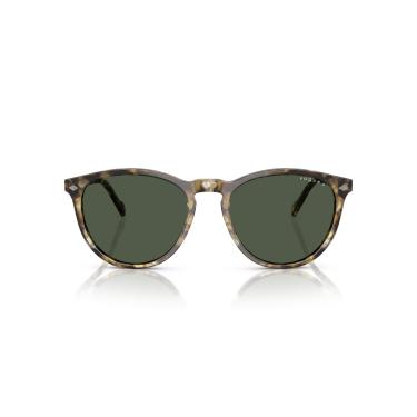 Imagem de Óculos de Sol Vogue Eyewear Polarizado 0VO5599S 31869A Tam 53 / Marrom Havana/Amarelo - Lentes Verde