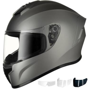 Imagem de Capacete de motocicleta Favoto Full Face DOT Lightweight Titanium