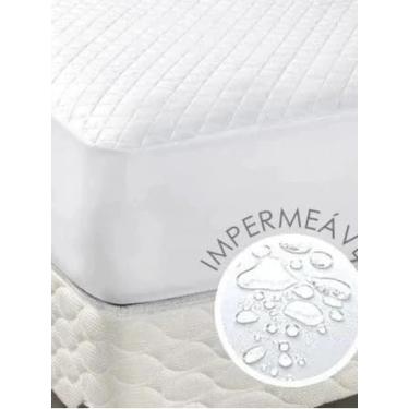 Imagem de Protetor de Colchão Solteiro Impermeável com Elástico | Capa Protetora Antiácaro, Antialérgico e Lavável – Proteção Total contra Líquidos e Poeira