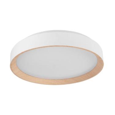 Imagem de Plafon Led De Sobrepor Aluminio 24w 3000k Eve - Yamamura, BRANCO