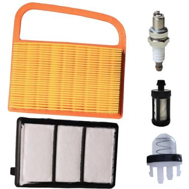 Imagem de Kit de filtro de ar filtro de combustível de vela de ignição compatível com Stihl TS410 TS420 TS 420 TS 410 TS480i TS500i Substitui 4238 141 0300
