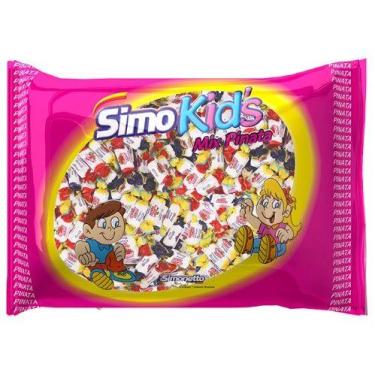 Imagem de Bala Mastigável Simo Kids Sortida 1,5Kg c/500 und Simonetto