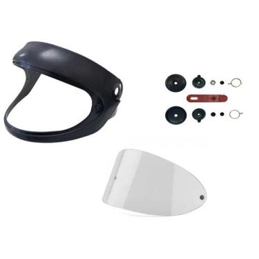 Imagem de Kit Reparo Suporte Pala Viseira Capacete San marino Polivisor