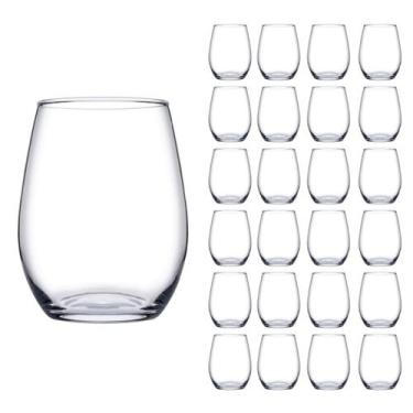 Imagem de Copo Vidro Redondo Transparente Duravel 440ml Amber - 24 Un - Pasabahç