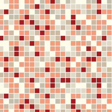 Imagem de Papel de Parede Adesivo Pastilha Vermelha - 022 - Multimpressão