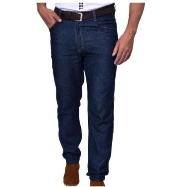 Imagem de Calça Jeans Trabalho Masculina 100% Algodão - grito final, 48