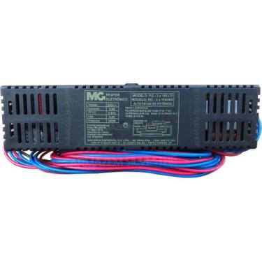 Imagem de Reator Eletrônico 2 X 100w 220v Lampada Fluorescentes Tubular Ho Bronz