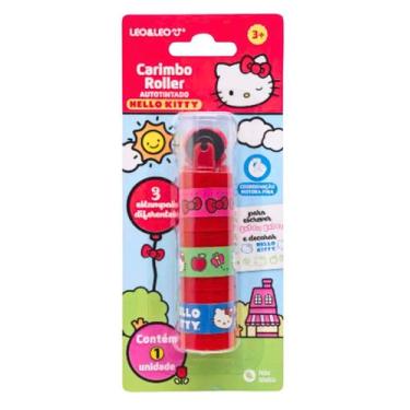 Imagem de Carimbo Roller Hello Kitty Autotintado 3 Estampas - Leonora