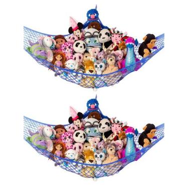 Imagem de Rede de bichos de pelúcia Lilly's Love Corner Blue, pacote com 2