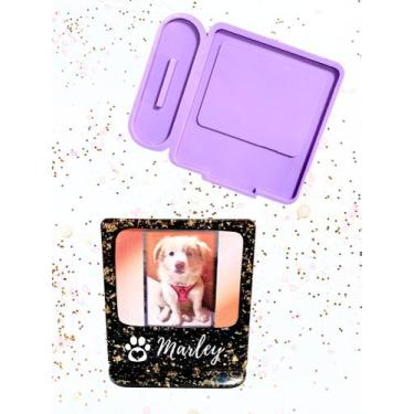 Imagem de R624 molde de silicone porta retrato resina decorar - confeitaria dos 