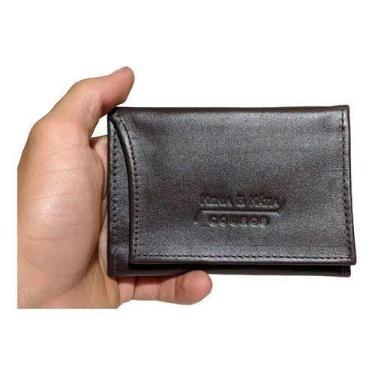 Imagem de Carteira Fina Slim Em Couro Porta Documento De Moto Carro Cnh Dinheiro