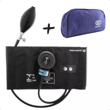 Imagem de Aparelho De Pressão Esfigmomanômetro Metal Preto Bic Ap0236