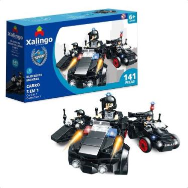 Imagem de Brinquedo De Encaixe Operações Especiais Carro 3 EM 1 141 Peças Racioc