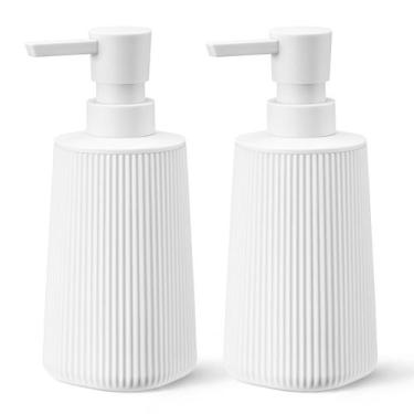 Imagem de Dispensador de sabonete zuxzmj branco 250mL, pacote com 2 unidades de 