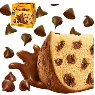 Imagem de Chocottone Com Gotas De Chocolate Panetone Bauducco 400g