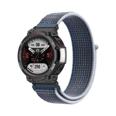 Imagem de Pulseira De Nylon Unissex Para Huami Amazfit T-REX 3/2 Smart Watch Ban