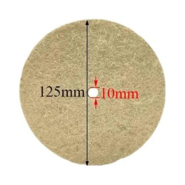 Imagem de Disco De Polimento De Feltro De 20mm Para Limpeza E Manutenção De Carr