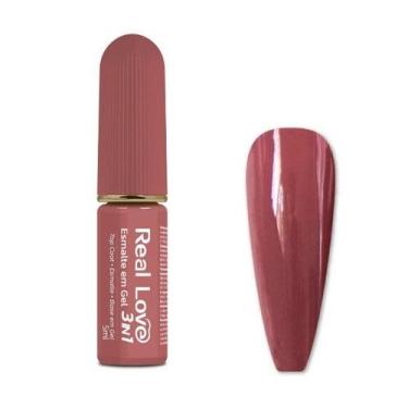 Imagem de Esmalte em gel 3 em 1 5ml cor 37 real love