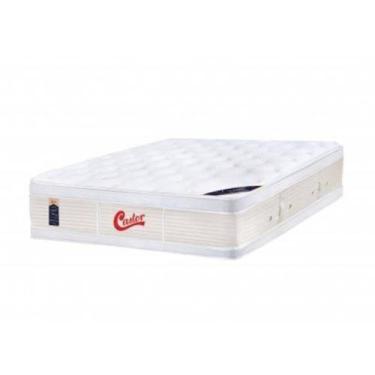 Imagem de Colchão King Castor Vitagel Euro Double Face Pocket 193x203x40, Bege, 