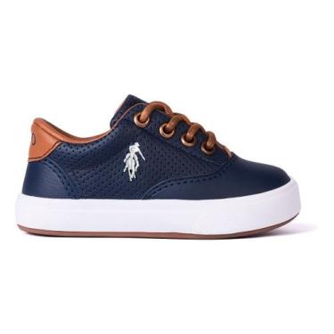 Imagem de Tenis Infantil Sapatenis Da Polo Confortável Casual Elegante Para Cria