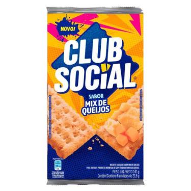 Imagem de Biscoito Sabor Mix de Queijos Club Social 141g - Mondelez