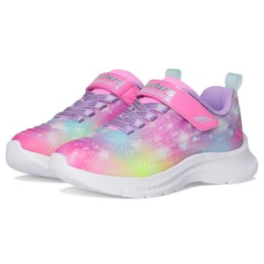 Imagem de Skechers Tênis feminino Jumpsters 2.0, Rosa/Multi, 12.5 Little Kid