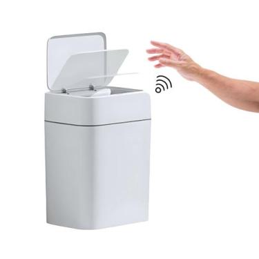 Imagem de Lixeira Automática com Sensor Inteligente 16 Litros LXP16 NKF