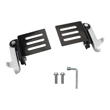 Imagem de RNXRZANK 2 Peças de Pedaleiras Dobráveis ​​para Bicicleta, Apoio para Os Pés Antiderrapante, Modificação, Substituição, Pedais Dobráveis ​​de Fácil Instalação, Style C