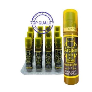 Imagem de óleo de Argan - Brilho e Maciez para os cabelos - 15ml com 12 unidades
