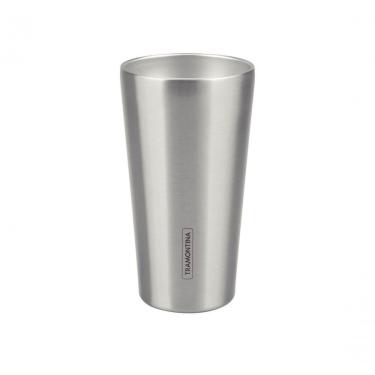 Imagem de Copo Térmico Em Aço Inox Tramontina Exata Sem Tampa 420ml