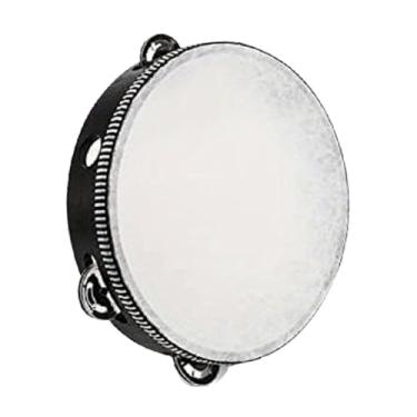 Imagem de Colaxi Pandeiro infantil, instrumento musical educacional, confortável, acessórios profissionais, brinquedo de tambor portátil para jogos de casamento, Diâmetro 20cm