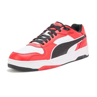 Imagem de PUMA Tênis masculino Rbd Break Low, Branco e preto para todos os tempos vermelho Ah25, 40