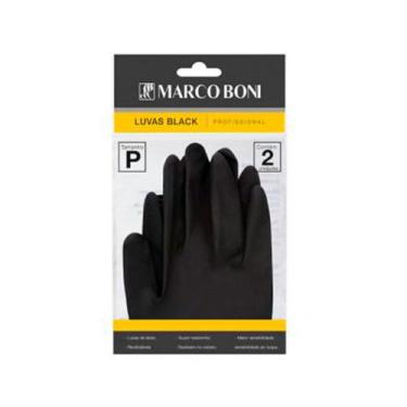 Imagem de Luva Látex Marco Boni Black Profissional - 1 Par Tam. P