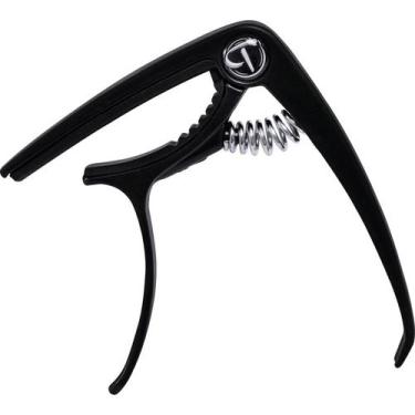 Imagem de Capotraste para violao em aluminio - preto - cpt20 - Tonante