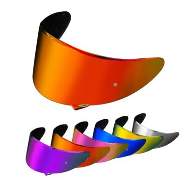 Imagem de psler Viseira Cwr-1 - Rf-1200 X14 Para Substituição De Facial Rf 1200 X-Spirit Nxr Z7 Nx Nz, Vermelho Dourado Profundo