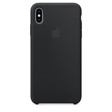Imagem de Capa Silicone Compatível Iphone XS MAX - silicone case, Preto