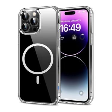 Imagem de Capa Capinha Case Magnética Carregamento por Indução Compatível com iPhone (iPhone 14 Pro)