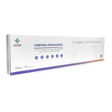 Imagem de Cortina Inteligente Motorizada 4.2m com Wi-fi e Controle, Compativel com Google Assistente e Alexa – T216 - EKAZA - Cortina Inteligente ate 4.2M