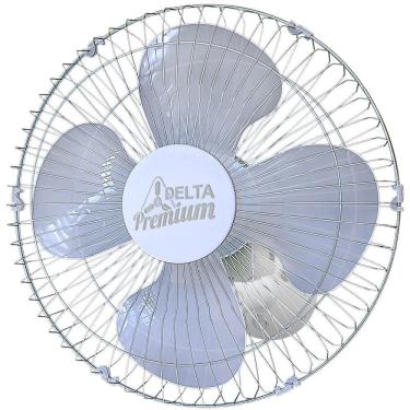 Imagem de Ventilador De Parede 50cm Branco/Cromo 60 Fios Premium
