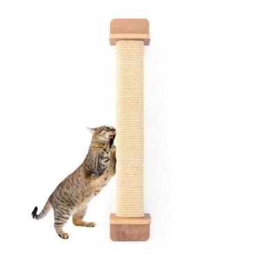 Imagem de Arranhador de Parede Para Gatos Poste 80cm SISAL 8MM REFORÇADO PREMIUM