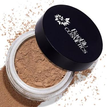 Imagem de BaeBlu - Base em pó solto InstaFame, Gratidão - Base mineral natural fosca de cobertura total com FPS 30 para peles sensíveis e propensas a acne - Não-Nano Zinco e Dióxido de Titânio - Livre de