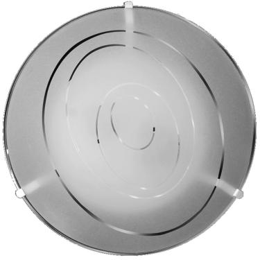 Imagem de Plafon Redondo 25cm Elipse Luxo - 513 - Ema Plafon Redondo 25cm Elipse Luxo Ema 0513-000