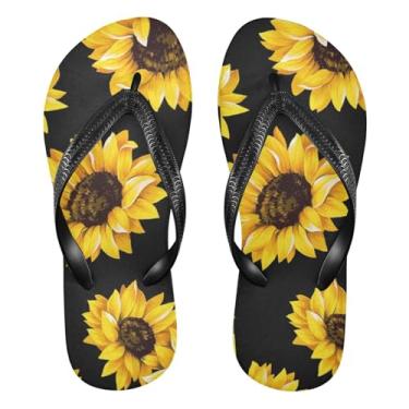 Imagem de STAYTOP Sandálias De Dedo Tipo Girassol Masculinas E Femininas, Chinelos Ortopédicos Confortáveis Estilo Tanga Para Casa Praia