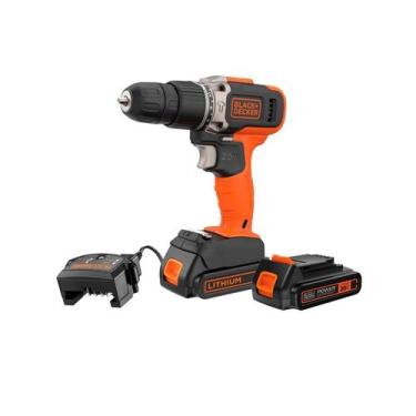 Imagem de Paraf/furad20v 1bat.3/8" b&d biv - BLACK DECKER
