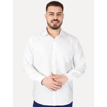 Imagem de Camisa Dudalina Masculina Comfort Superfine Cotton Branca-Masculino