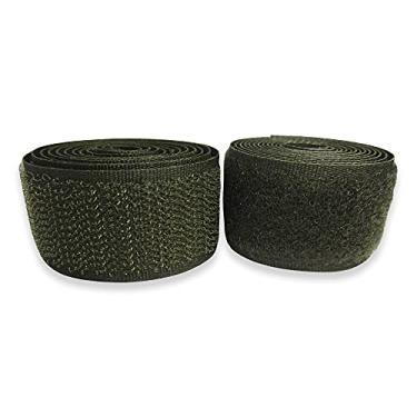 Imagem de Hook and Loop Tape Khaki Sew-On Hook and Loop Fasteners Set Hook and Loop Tape for Sewing - 1 Yd. x 1"