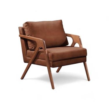 Imagem de Poltrona Decorativa Mona Madeira Maciça Corino