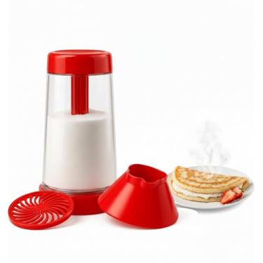 Imagem de Tapioqueira Polvilhador Manual – Peneira e Armazenamento de Tapioca, Beiju e Farinhas para Receitas Saudáveis – Ideal para sua Dieta - Linha Premium Cores Sortidas.