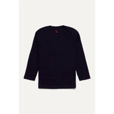 Imagem de Camiseta Ml Pica Pau Bordado Brasa Reserva Mini, 12+, Preto