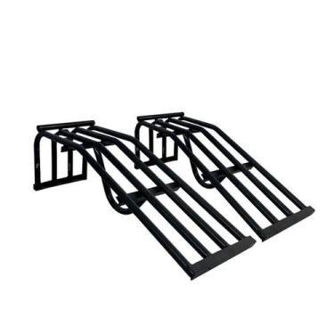 Imagem de Par De Rampas Expositoras Pequenas Para Carros Estabilidade Em Apresen